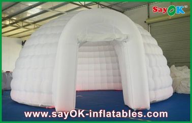OD 5m 백색 팽창식 공기 천막, 전람을 위한 팽창식 돔 천막