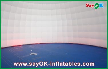 OD 5m 백색 팽창식 공기 천막, 전람을 위한 팽창식 돔 천막