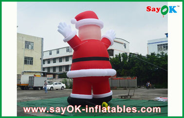 Chrismas를 위한 옥외 거대한 팽창식 휴일 훈장 Inflatables 산타클로스