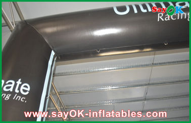 CE / UL 송풍기와 핼로윈 부풀게할 수 있는 아치 밑의 통로 검은 다발 팽창 가능 아치 PVC 튜브 아치 밑의 통로
