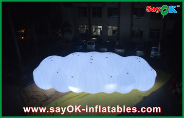 12m 사건을 위한 0.2mm PVC를 가진을 가진 긴 거대한 팽창식 풍선 LED 헬륨 구름