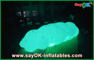 0.18mm PVC LED 빛을 가진 공기에 있는 팽창식 헬륨 구름 풍선 부유물