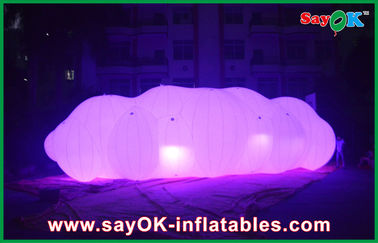 0.18mm PVC LED 빛을 가진 공기에 있는 팽창식 헬륨 구름 풍선 부유물