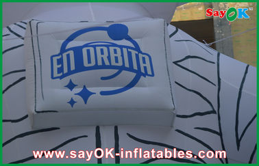 광고를 위한 4m 옥스포드 피복 옥외 휴일 Inflatables 백색 우주인