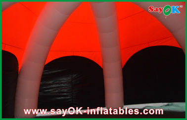 직업을 위한 항공 텐트 3 Ｍ 빨간 육각형 큰 야외 팽창식 텐트 PVC를 야외에서 가게 하세요
