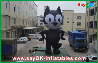 거인 6m 만화 옥외를 위한 팽창식 고양이 Commerical 광고