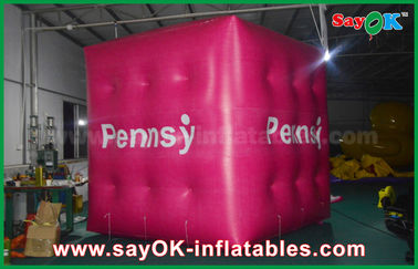 승진시키기를 위한 거대한 Pinky 팽창식 헬륨 입방체 팽창식 풍선
