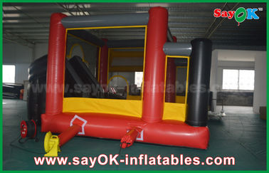 상업용 부풀이 슬라이드 4 X 6m 또는 사용자 정의 크기 부풀이 부풀이 점프 장난감 어린이를위한 성 물 슬라이드