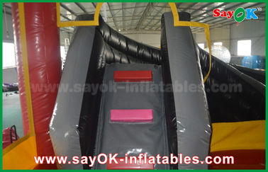 상업용 부풀이 슬라이드 4 X 6m 또는 사용자 정의 크기 부풀이 부풀이 점프 장난감 어린이를위한 성 물 슬라이드