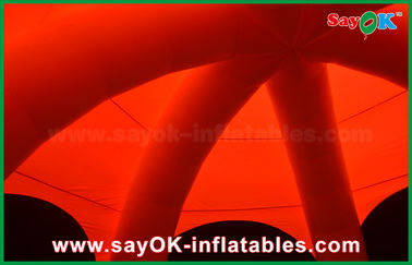 광고를 위한 공기 팽창식 텐트 PVC DIA 10m 프로모셔널 부풀게할 수 있는 돔 스파이더 텐트