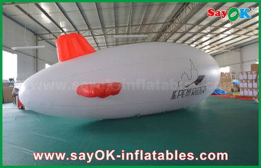 0.2mm PVC 주문 로고 팽창식 헬륨 풍선 5m 헬륨 체펠린 공기 비행기