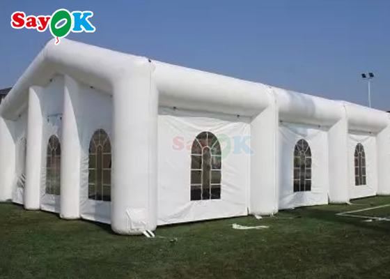 LED 색 야외 팽창식 텐트 큐브 부풀게할 수 있는 웨딩 파티 텐트