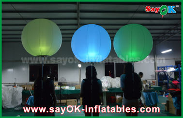 1m DIA LED 빛을 바꾸는 색깔을 가진 팽창식 점화 훈장 풍선