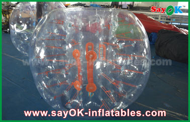 파괴 볼 부풀게할 수 있는 경기 성인 1.5m DIA 부풀게할 수 있는 소르비 공, 투명한 인간 풍선 축구 열 가소성 폴리우레탄 수지 / PVC