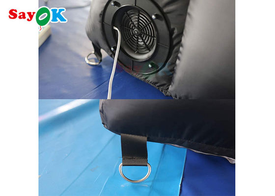 팽창 잔디 검은 팽창 터널 텐트 다기능 활동 전시