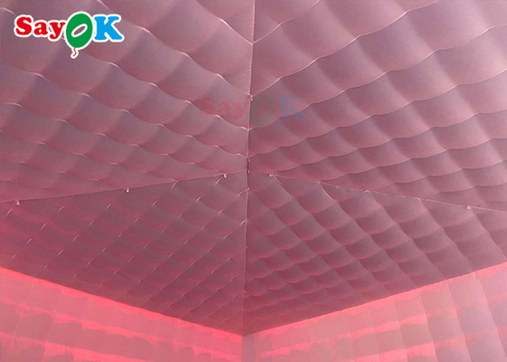 대형 펌플 텐트 거대 이동식 8x8x4m 야외 펌플 텐트 LED 조명