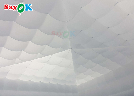 이동식 8x8x4m 야외 흰색 펌플 에어 텐트