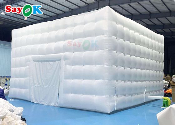 이동식 8x8x4m 야외 흰색 펌플 에어 텐트