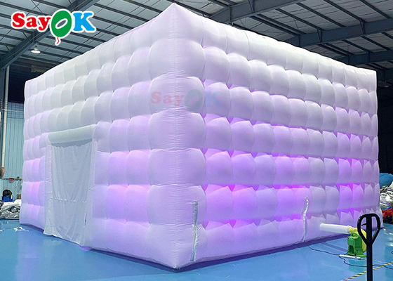 이동식 8x8x4m 야외 흰색 펌플 에어 텐트
