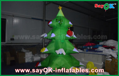 크리스마스를 위한 2.5mm 나일론을 점화하는 녹색 나일론 팽창식 크리스마스 나무 LED