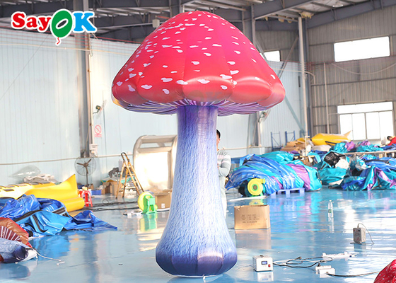 LED 라이트 버섯을 광고하는 3m 부풀게할 수 있는 조명 장식 파티