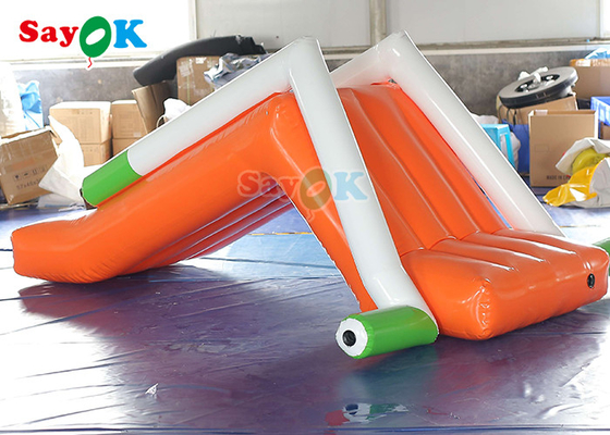 상업용 소형 펌플 수면 슬라이드 PVC 트램폴린 점프 펀서 어린이용 펌플 슬라이드