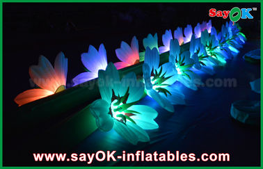 큰 팽창식 점화 훈장 LED 빛 장식용에 팽창식 결혼식 꽃 사슬