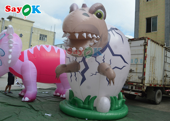 축제 장식 통풍 저항을 위한 4m 부풀게할 수 있는 거대한 공룡