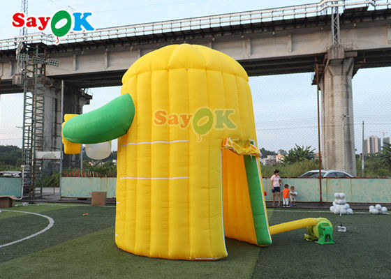 옥스퍼드 펌플 에어 텐트 레몬 만화 텐트 에어레이트 주문 제작 펌플 잔디 텐트