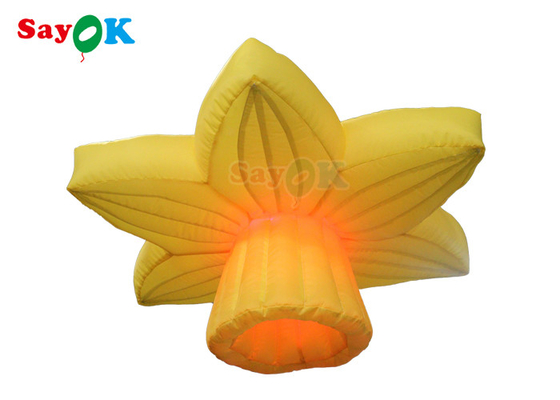 황색 1.0m LED를 가진 장미 꽃을 거는 팽창식 점화 훈장