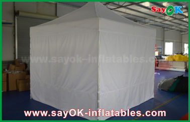 접힌 철골 텐트를 광고하는 즉각적 캐노피 텐트 가지고 다닐 수 있는 맞춘 야외 실크스크린 인쇄