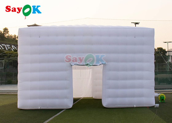 캠핑 이벤트 야외 모험을 위한 휴대용 팽창성 백색 텐트