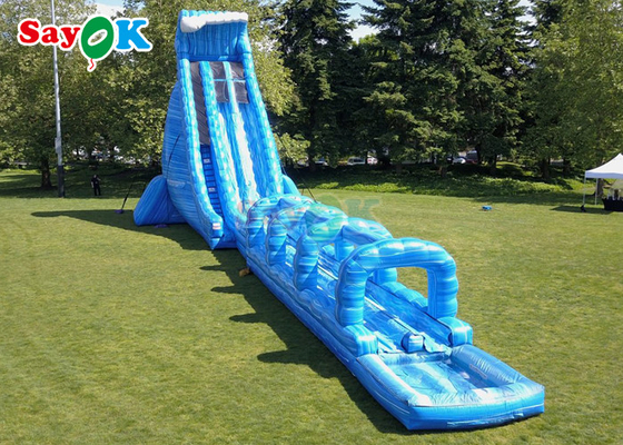 100피트 길이의 펌플 수면 슬라이드 공원 수영장과 함께 대형 상업용 펌플 수면 슬라이드