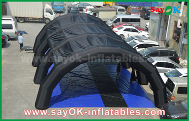 팽창식 텐트 야영은 광고 / 프로모션을 위해 0.55 Mm PVC 타르푸린 부풀게할 수 있는 터널 텐트를 특화했습니다