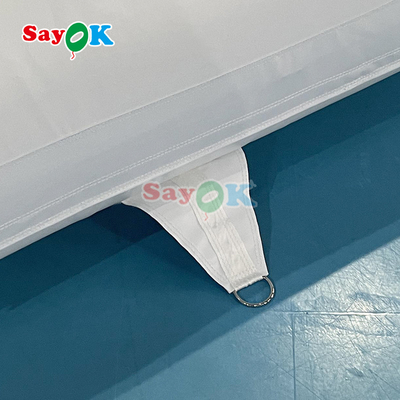 맞춤형 패션 미니 화이트 스플래시 패드 워터 파크 붓기 장애물 코스 놀이터 성 슬라이드 콤보