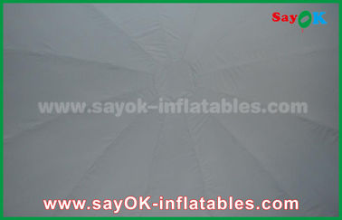 360도 PVC 방수포 공기 송풍기/지면 매트를 가진 팽창식 돔 천막