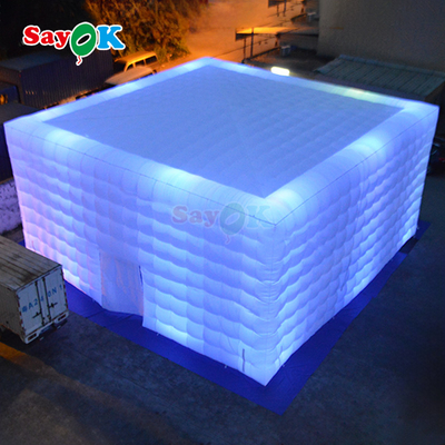 100명 대용량 LED 야외 파티 이벤트 디스코 펌플 텐트