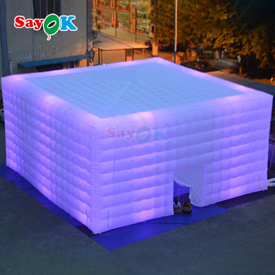 100명 대용량 LED 야외 파티 이벤트 디스코 펌플 텐트