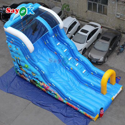 상업용 펌플 수면 슬라이드 야외 게임용
