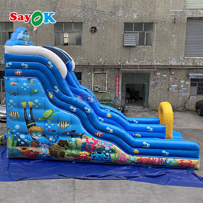 상업용 펌플 수면 슬라이드 야외 게임용