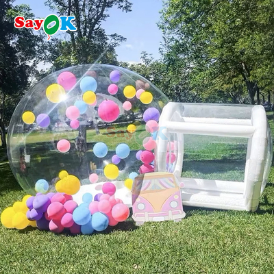 투명한 거품 풍선 하우스 PVC 펌플 파티 거품 텐트