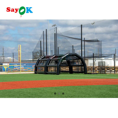 공장 펌플 야구 넷 야외 케이지 타기 텐트 방수 펌플 스포츠 코트 야구 현장 연습 텐트 대여