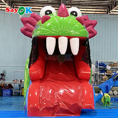 고품질 PVC 커스터마이징 대형 야외 점프 성 Fun City Inflatable Park Toy Slide Bounce House