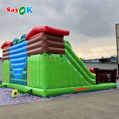 실내와 야외용 풍선 장애물 코스 풍선 스포츠 게임 슬라이드와 함께 풍선 성