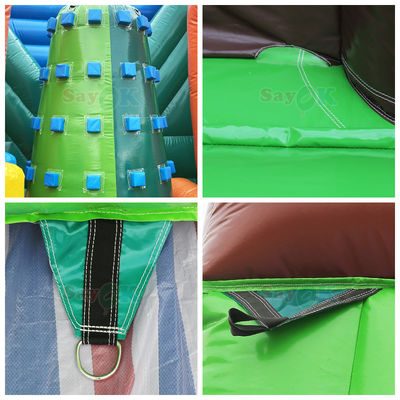 실내와 야외용 풍선 장애물 코스 풍선 스포츠 게임 슬라이드와 함께 풍선 성