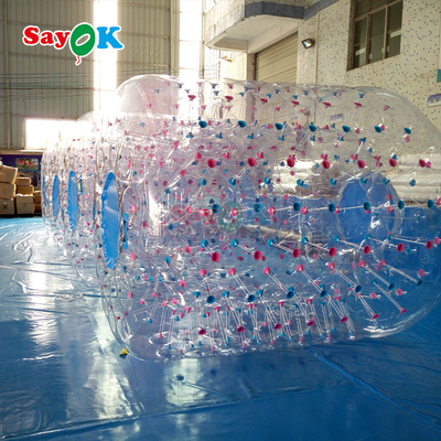 사요크 붓기 투명한 PVC 인간 햄스터 롤링 Zorb 롤러 볼 물 걷기 게임 볼 물 장난감