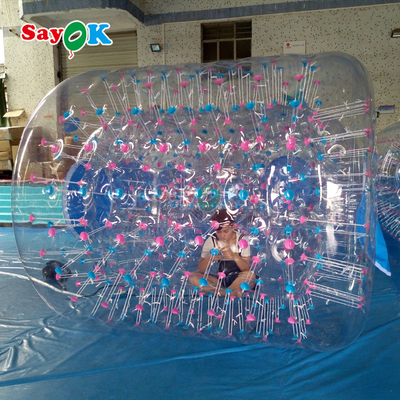 사요크 붓기 투명한 PVC 인간 햄스터 롤링 Zorb 롤러 볼 물 걷기 게임 볼 물 장난감