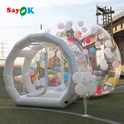Sayok 해외 창고 투명한 버블 하우스 펌플러블 어린이 버블 하우스 텐트 파티