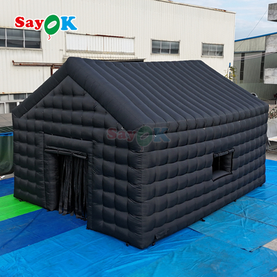 Sayok 26ft 휴대용 풍선 나이트클럽 야외 파티 풍선 디스코 텐트 블랙 나이트 클럽 (조명 포함)