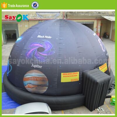 3d Cinema Tent Portable Inflatable Dome Panetarium 5m Projector Planetarium for School